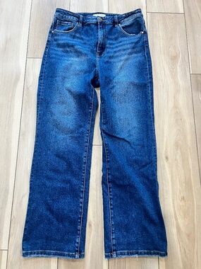 NWOT Risen Jeans Size 15/32 Medium Wash Bootcut Flare Denim 28.5” Inseam